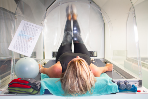 By BodyLight werken we met de Thermo Fysische Methode. Je sport in een warmtecabine. Dat is ontzettend goed voor de spieren en gewrichten.